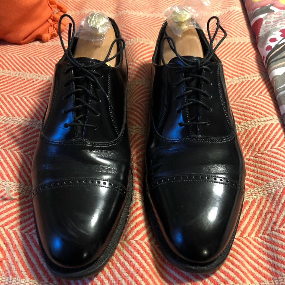 Florsheim vintage cap toe 1990 10 wears size 9 3E